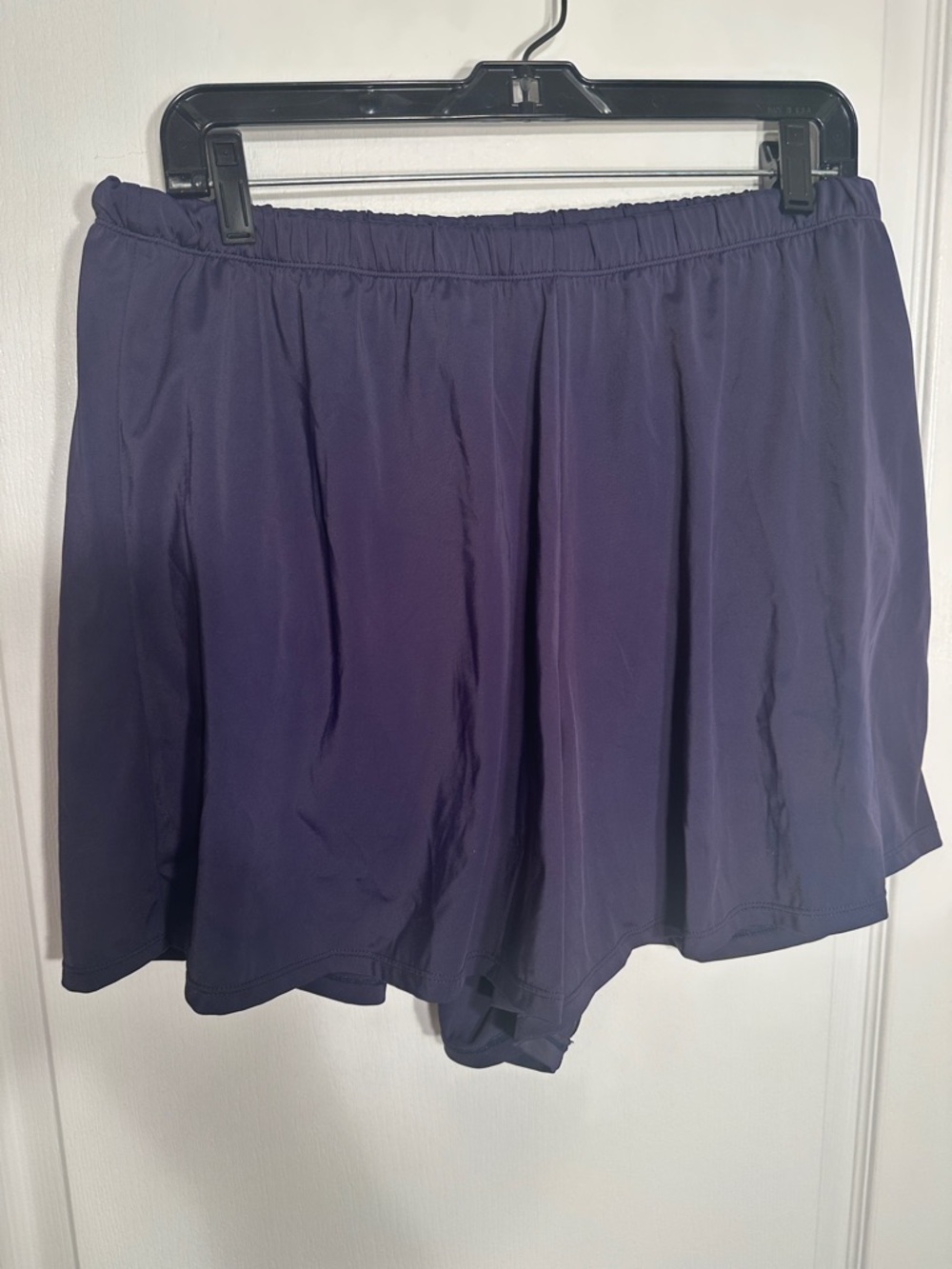 Women's Elastic-Waist Swim Shorts with Tummy Control Sz L